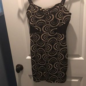 Black and Gold Free People Dress | Size Small